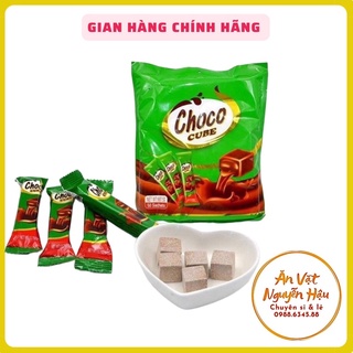 Gói 250 viên kẹo choco cube siêu to