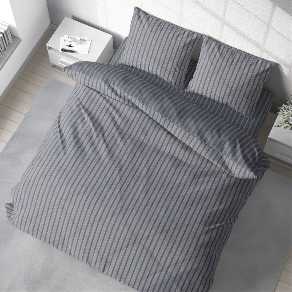 Bộ ga giường MicroTencel Xanh đậm K-Bedding KMTP110 (4 món)