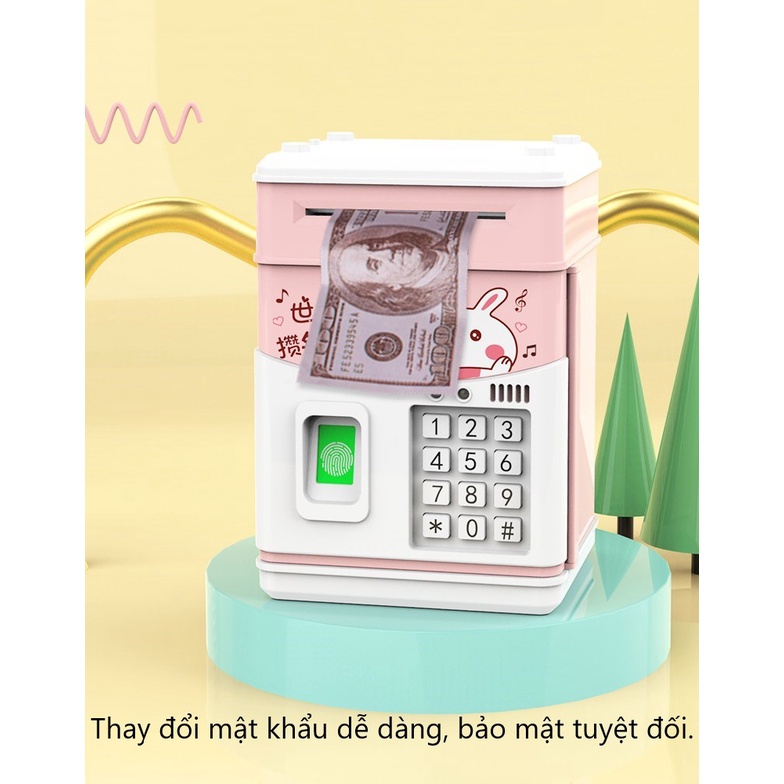 Két Sắt Mini Có Khóa Mở Bằng Vân Tay phát nhạc.