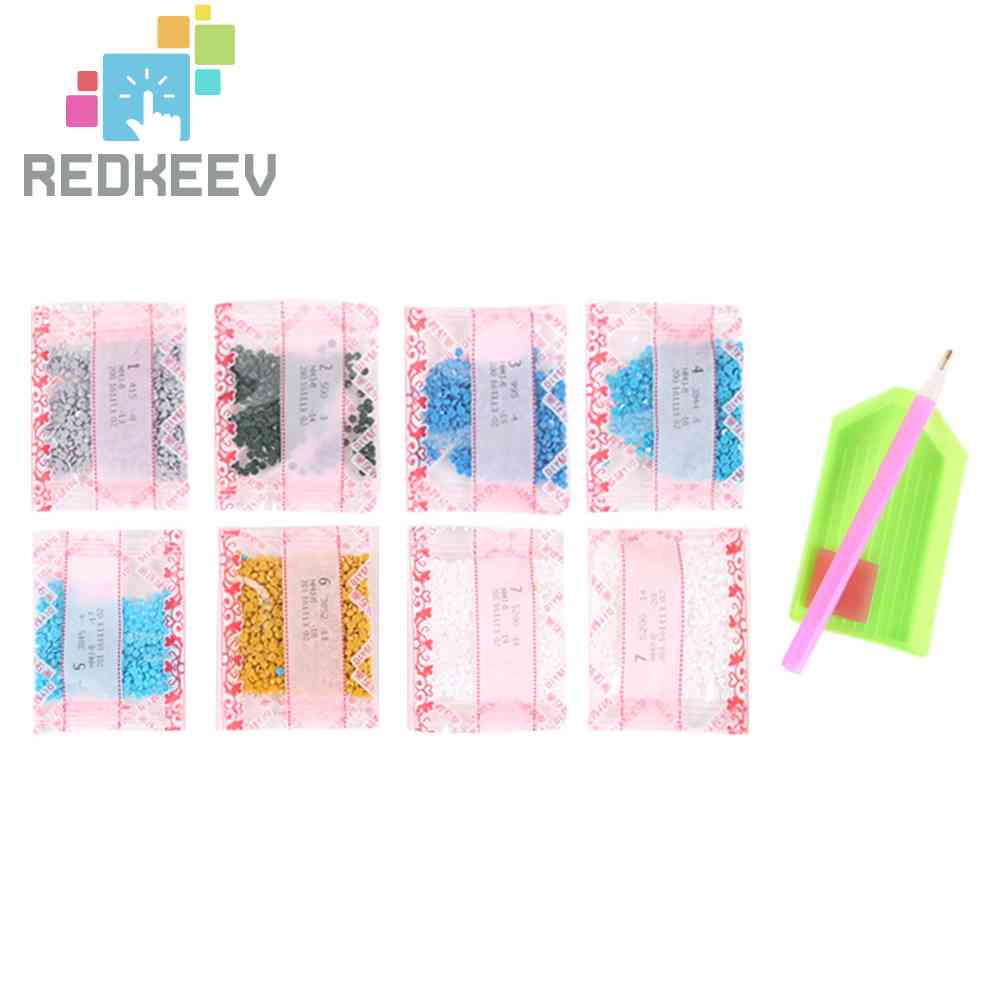 Bộ Tranh Đính Đá Tự Làm Toàn Diện Hình Phong Cảnh Trang Trí Nhà Cửa