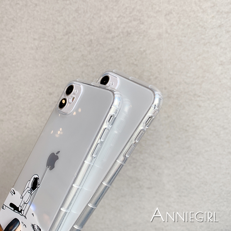 Ốp điện thoại TPU mềm họa tiết phi hành gia dễ thương cho IPhone 11 Pro Max XR Xs Max 8 7 Plus | BigBuy360 - bigbuy360.vn