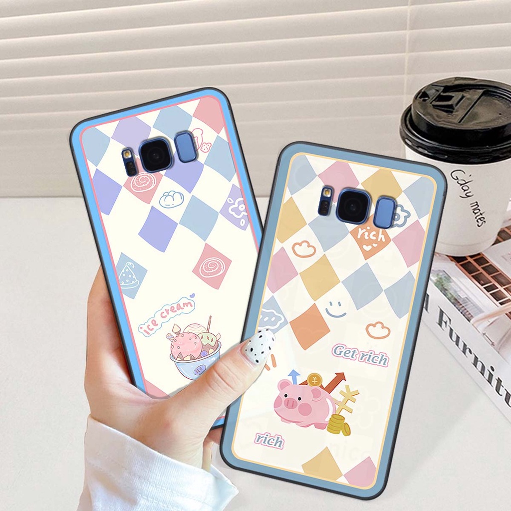 Ốp Samsung S8 / S8 Plus / S8+ caro nhiều màu sắc siêu đẹp siêu xinh phong cách cá tính