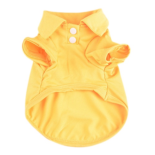 Áo Polo Thoáng Khí Màu Sắc Đơn Giản Cho Thú Cưng