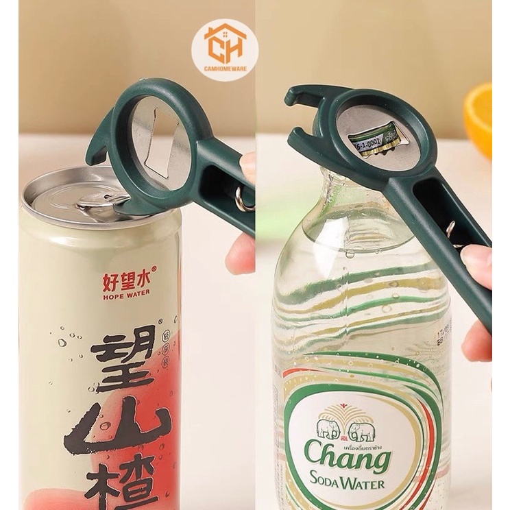 Dụng Cụ Khui Rượu Vang, Khui Đồ Hộp, Mở Nắp Bia Tiện Lợi, Nạo Vỏ Trái Cây Cao Cấp, Nạo Rau Củ Đa Năng 6 In 1