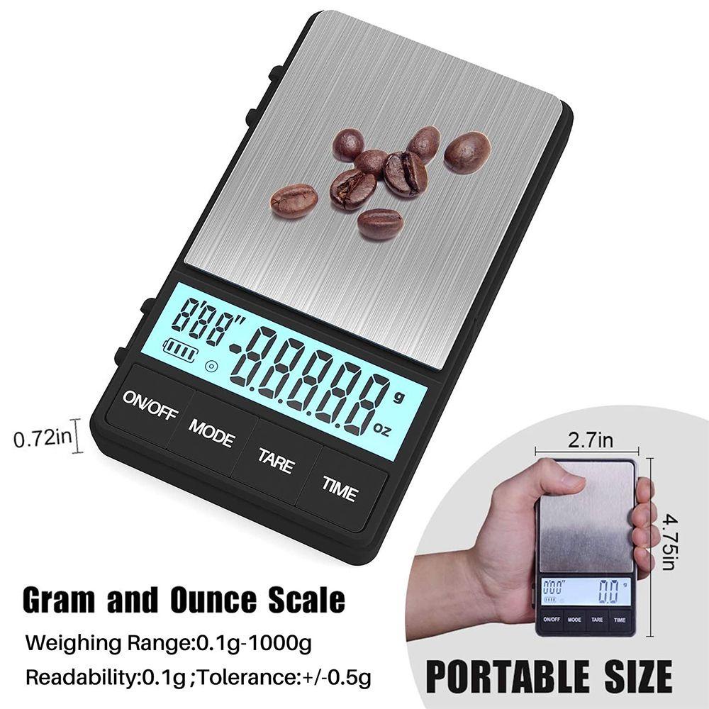Cân Cà Phê Thông Minh Với Màn Hình LCD Hẹn Giờ