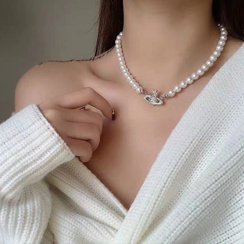 Dây chuyền/ vòng tay mặt hình hành tinh đính đá thời trang dành cho nữ