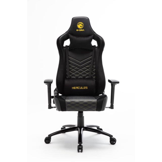 Ghế gaming E-DRA Hercules EGC203 V2 Black - Ghế game tốt - Chất liệu da PU và Foam cao cấp - Bảo