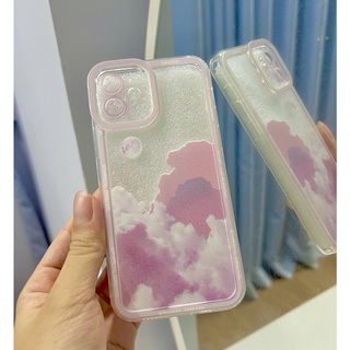 Ốp lưng iPhone Mây trong suốt cạnh vuông đủ dòng