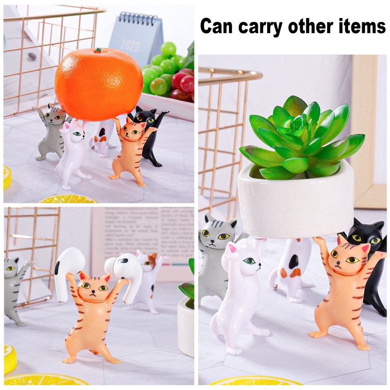Set 5 Giá Đỡ Bút Chì Hình Mèo/ Búp Bê Nhảy Múa Nghệ Thuật