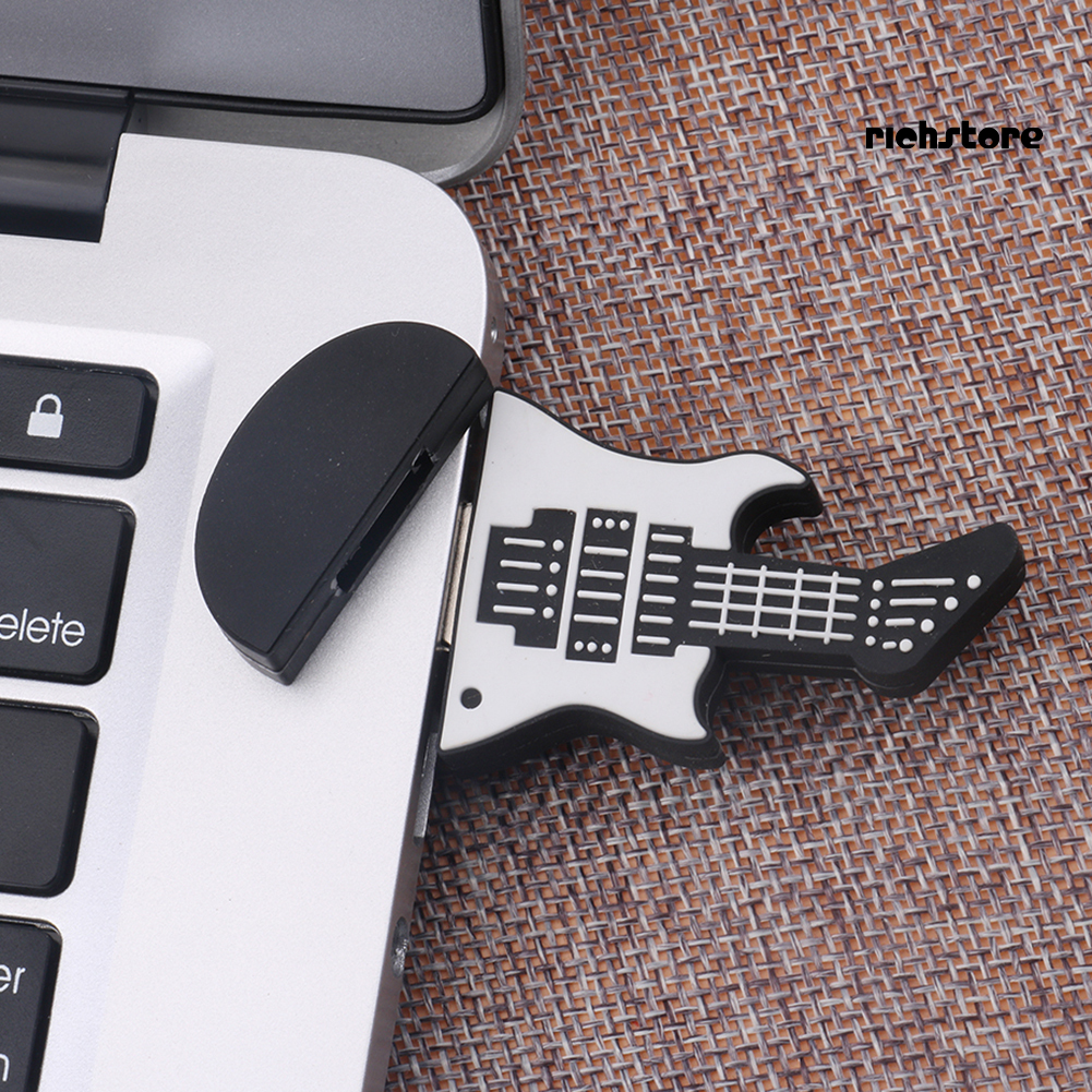 Usb Dung Lượng 4gb 8gb 16gb 32gb 64gb Hình Đàn Ghi Ta Trắng Đen | BigBuy360 - bigbuy360.vn