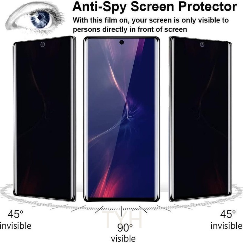 Kính Cường Lực Bảo Vệ Riêng Tư Cho Samsung S22 S23 Ultra S21 S20 S10 S9 S23 Note 20 10 Plus