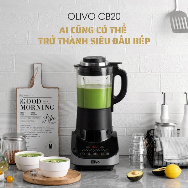 Máy Làm Sữa Hạt OLIVO CB20 - Thương hiệu Mỹ - Bảo Hành Chính Hãng 24 Tháng