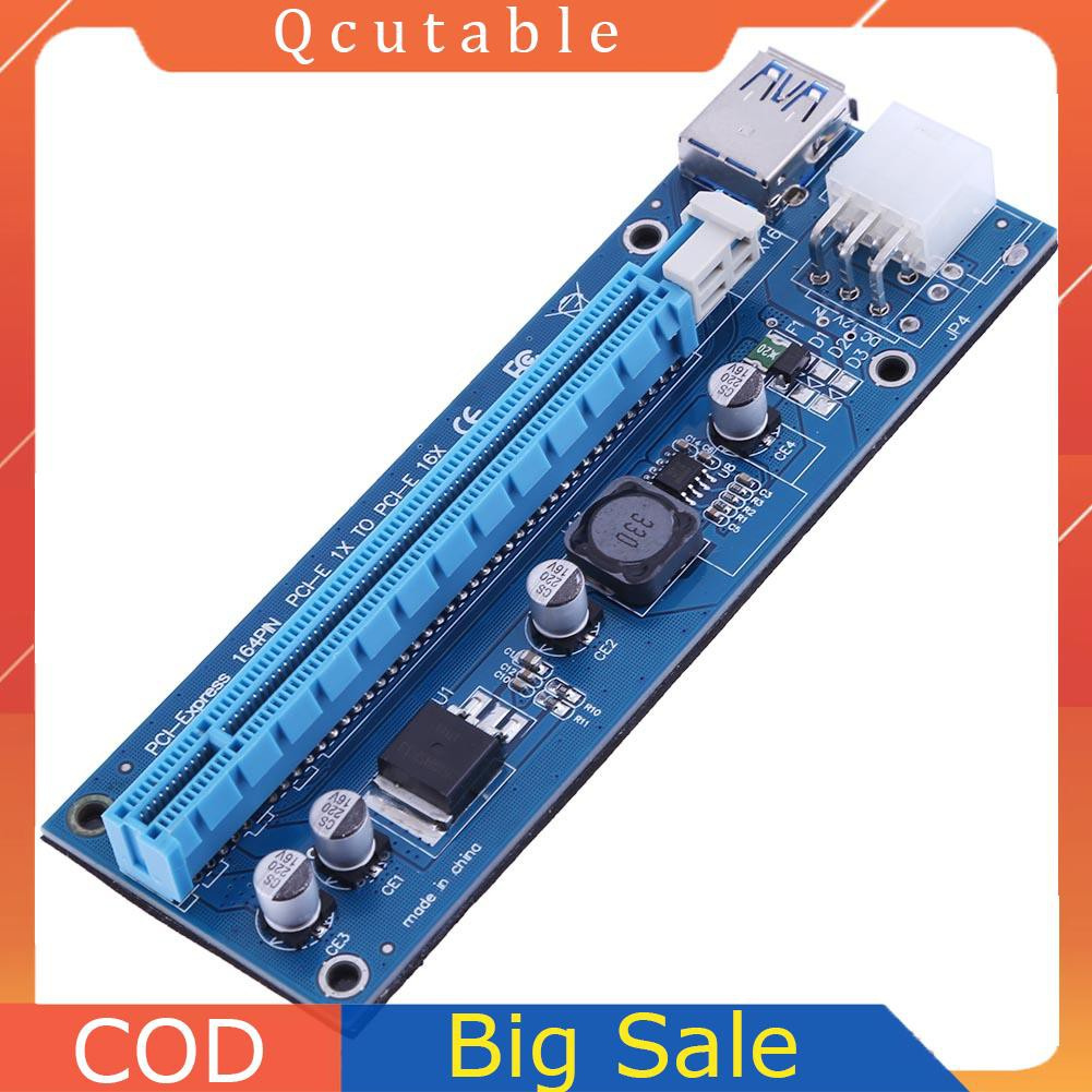 Bảng Mạch Pci-E Express 16x Kèm Cổng 6-pin Cho Btc Mini