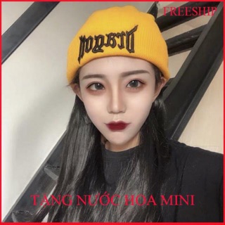 Nón len beanie phong cách hàn quốc cá tính