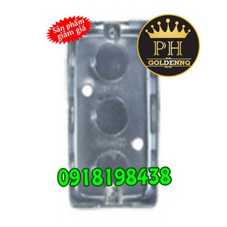 Đế âm đơn kim loại Schneider 101x51x38mm