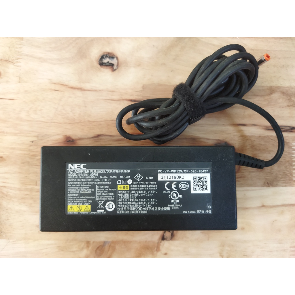 Adaptor Sạc cho Laptop TOSHIBA, NEC, FUJITSU, ASUS  ... 19V-4.74A zin Nhật đầu 5.5x2.5mm