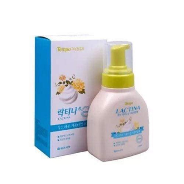 Dung dịch vệ sinh phụ nữ dạng bọt Tempo Lactina