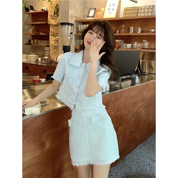 (SẴN) Set dạ tay ngắn