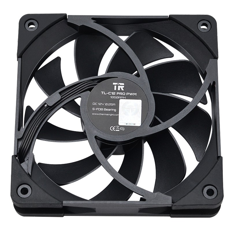 Quạt tản nhiệt Fan case 12cm Thermalright TL-C12 PRO | TL-C12 PRO-W - Hàng chính hãng, cao cấp, quay êm, gió mạnh