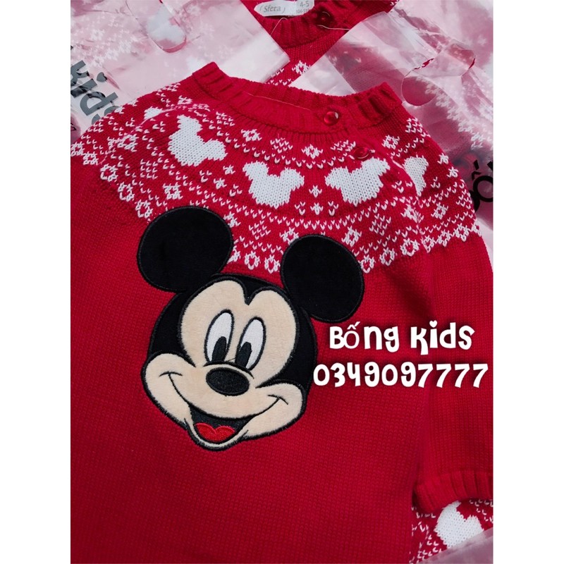 Body Len Bé Trai Mickey Noel Đỏ PR