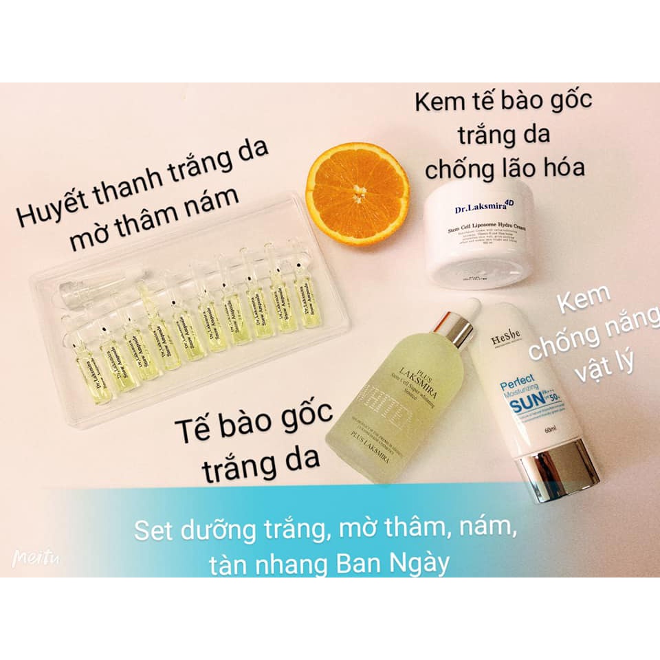 Tinh chất huyết thanh trắng da, mờ thâm, nám, tàn nhang vitamin C tự nhiên Dr.Laksmira Hàn Quốc
