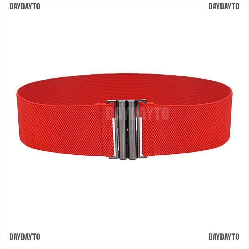 Thắt Lưng Bản Rộng Co Giãn Có Khóa Cài Thời Trang Cho Nữ