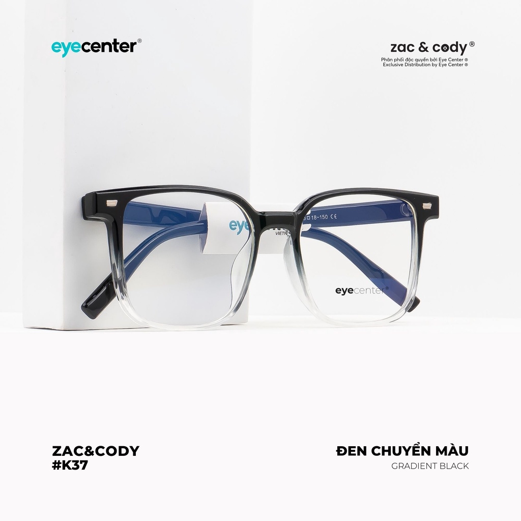 Gọng kính cận nam nữ K37S chính hãng EYECENTER nhựa siêu nhẹ nhập khẩu by Eye Center Vietnam