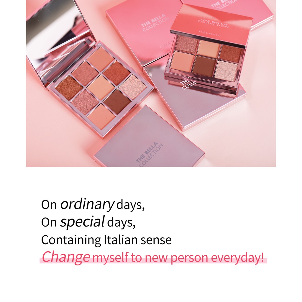 Bảng phấn mắt Celefit The Bella Collection 17g | BigBuy360 - bigbuy360.vn