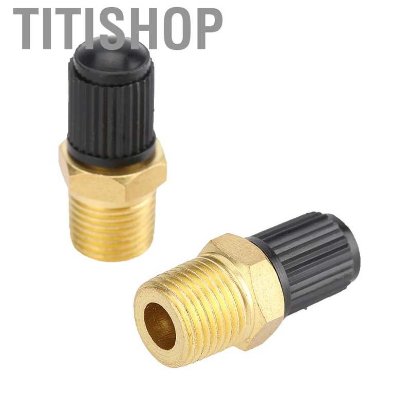 Set 2 Van Xả Khí 1 / 4 Inch Npt Mpt Chuyên Dụng Chất Lượng Cao