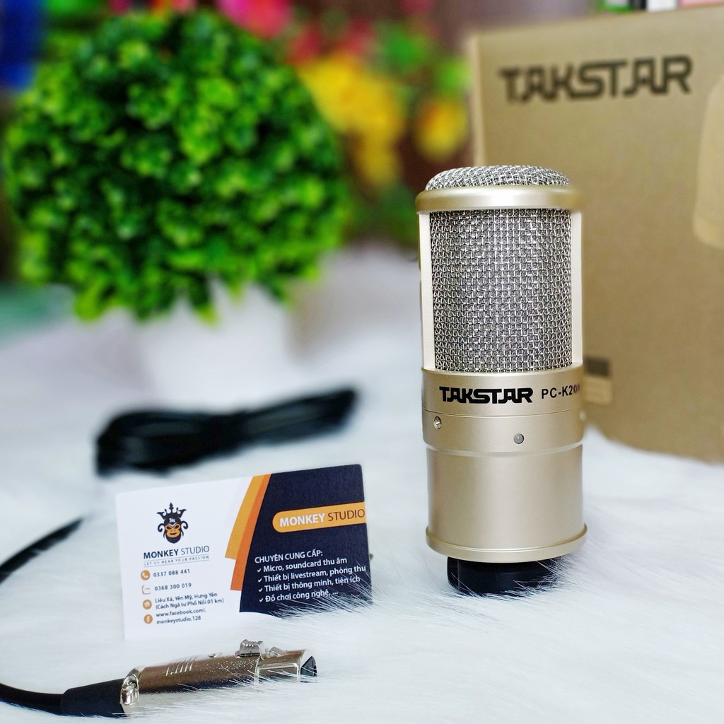 Mic thu âm Takstar PC-K200 ⚡ BH 1 NĂM ⚡ Chính Hãng Cho Thu Âm Hát Livestream Phòng Thu Chuyên Nghiệp Âm Thanh Sống Động