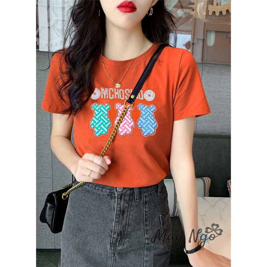 Áo thun nữ thun thái form ôm vừa chất thun xịn
