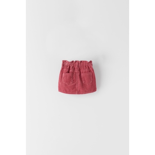 Chân Váy Nhung Bé Gái Paperbag ZR