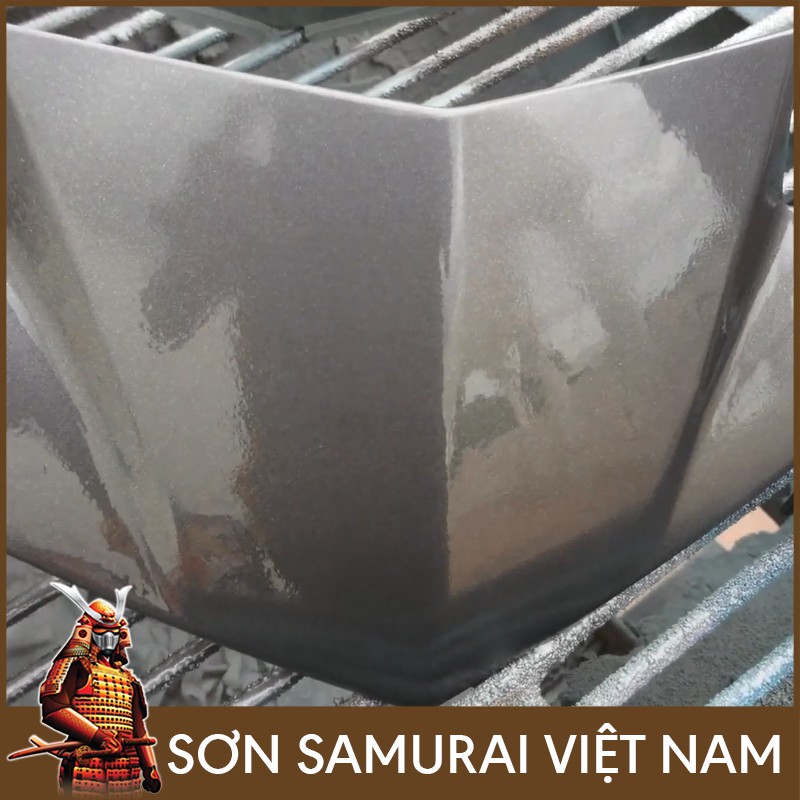 Màu Bạc Son Samurai - Combo Sơn Xịt Samurai Màu H177