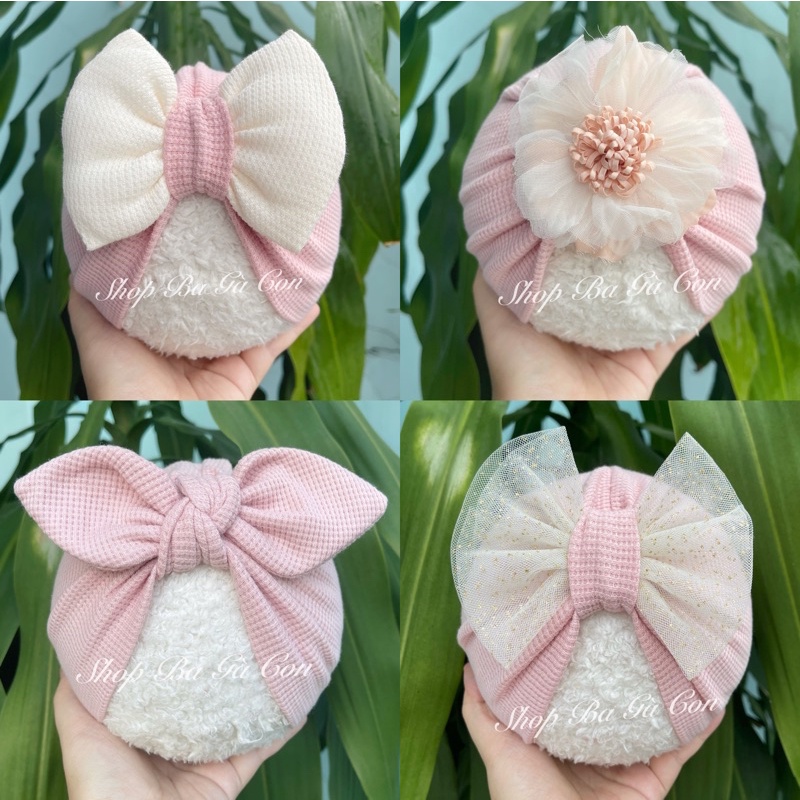 Mũ turban cho bé