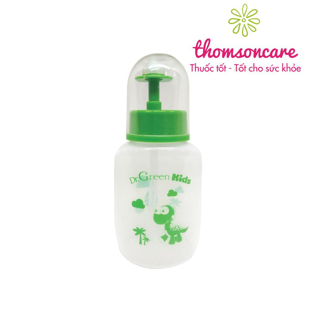 Bình rửa mũi Dr Green Kids - An toàn, tiện lợi khi sử dụng cho trẻ em - Tặng kèm 30 gói muối