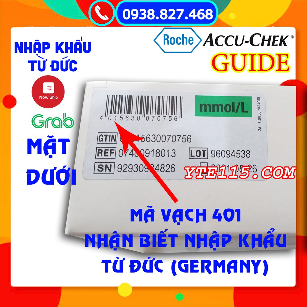 MÁY ĐO ĐƯỜNG HUYẾT ACCUCHEK GUIDE THẾ HỆ MỚI NHẤT - NHẬP KHẨU HOÀN TOÀN TỪ ĐỨC