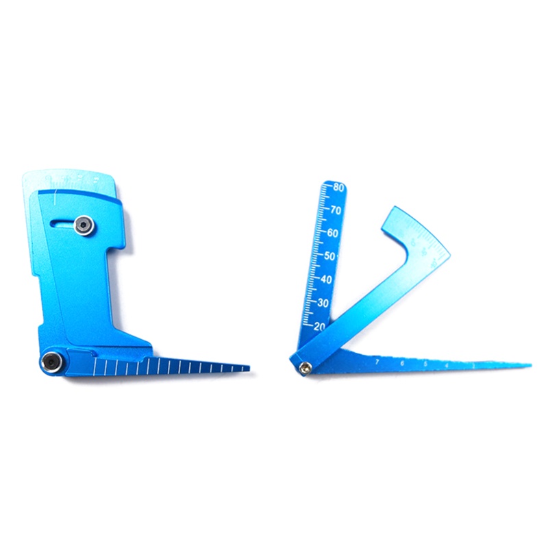 Thước Đo Chiều Cao Bánh Xe 3 Trong 1 Bằng Kim Loại Có Thể Điều Chỉnh Cho Xe Hơi Điều Khiển Từ Xa 1 / 8 1 / 10