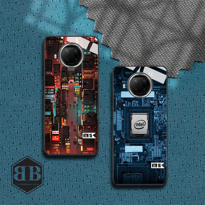 Ốp lưng kính cường lực Xiaomi Redmi Note 9 Pro 5G / Mi 10T lite hình nội thất máy