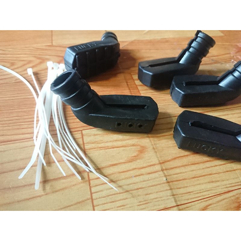 Cao Su Bảo Vệ Bọc Chân Chống Xe Máy Thắt Bằng Dây Rút