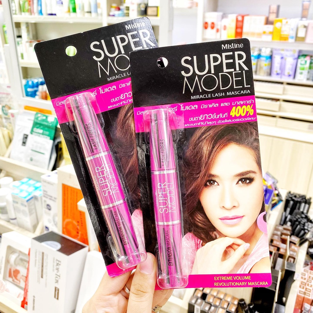 Mascara Mistine Super Model Miracle Lash Thái Lan.