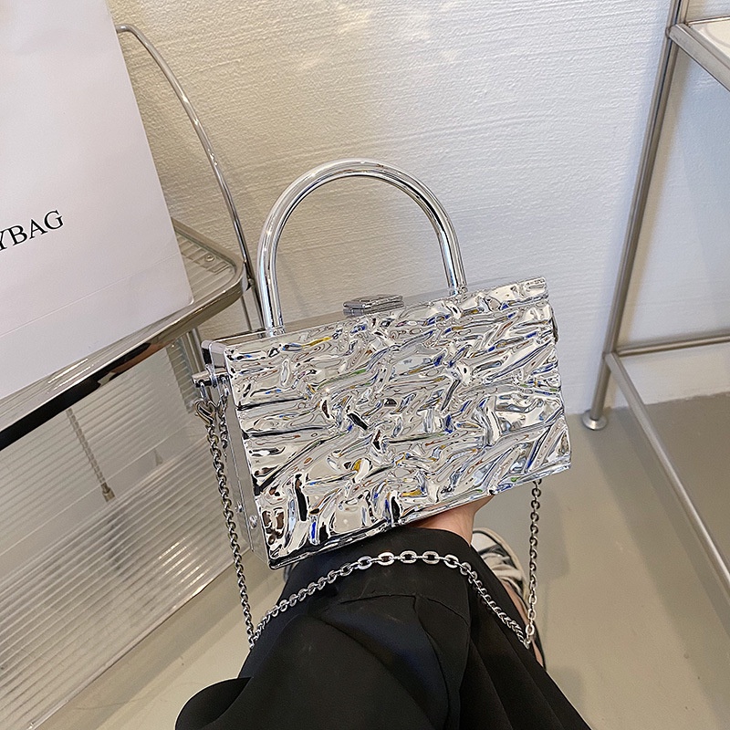 Túi Xách Hộp Vuông Nhỏ Thiết Kế Mới Thời Trang Mùa Hè Dành Cho Nữ 2022