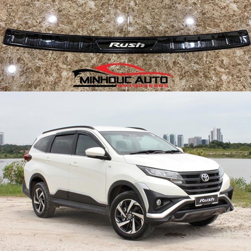 Chống trầy cốp trong, ngoài xe Toyota Rush 2018 - 2021, Chất liệu Inox đẹp
