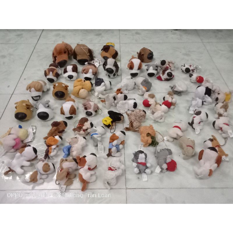 Gấu bông chó đầu bự 7cm