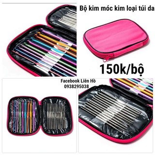 Bộ kim móc kim loại màu
