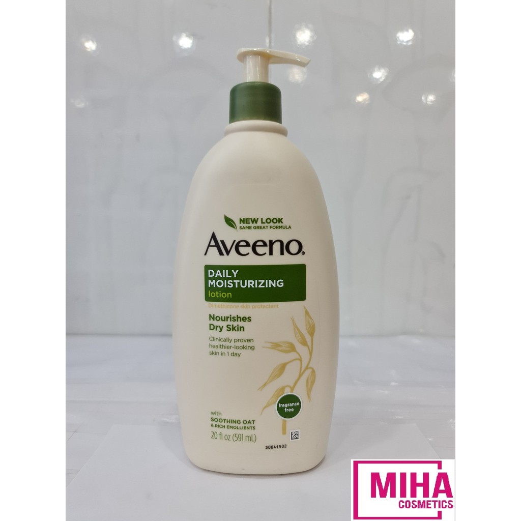 Sữa Dưỡng Thể Không Mùi Aveeno Daily Moisturizing Lotion Nourishes Dry Skin 591ml USA