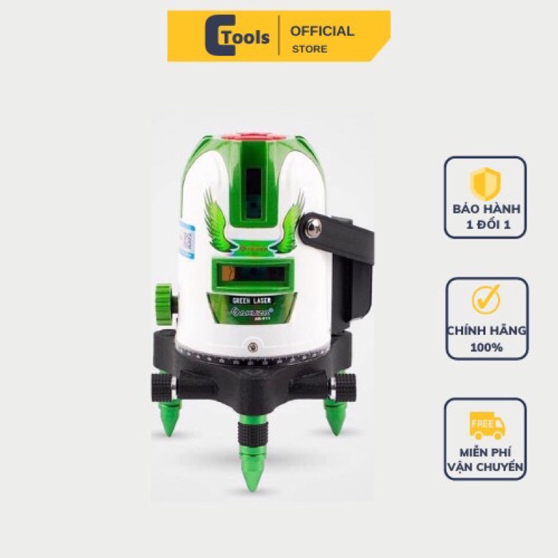 Máy bắn cốt | Máy cân mực | Máy cân bằng laser 5 tia xanh Akuza 911 cân bằng tự động