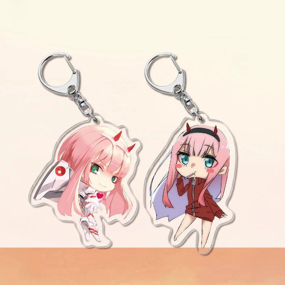 Móc Khóa Acrylic Hình Nhân Vật Hoạt Hình Anime Daring In The FRANXX Dễ Thương