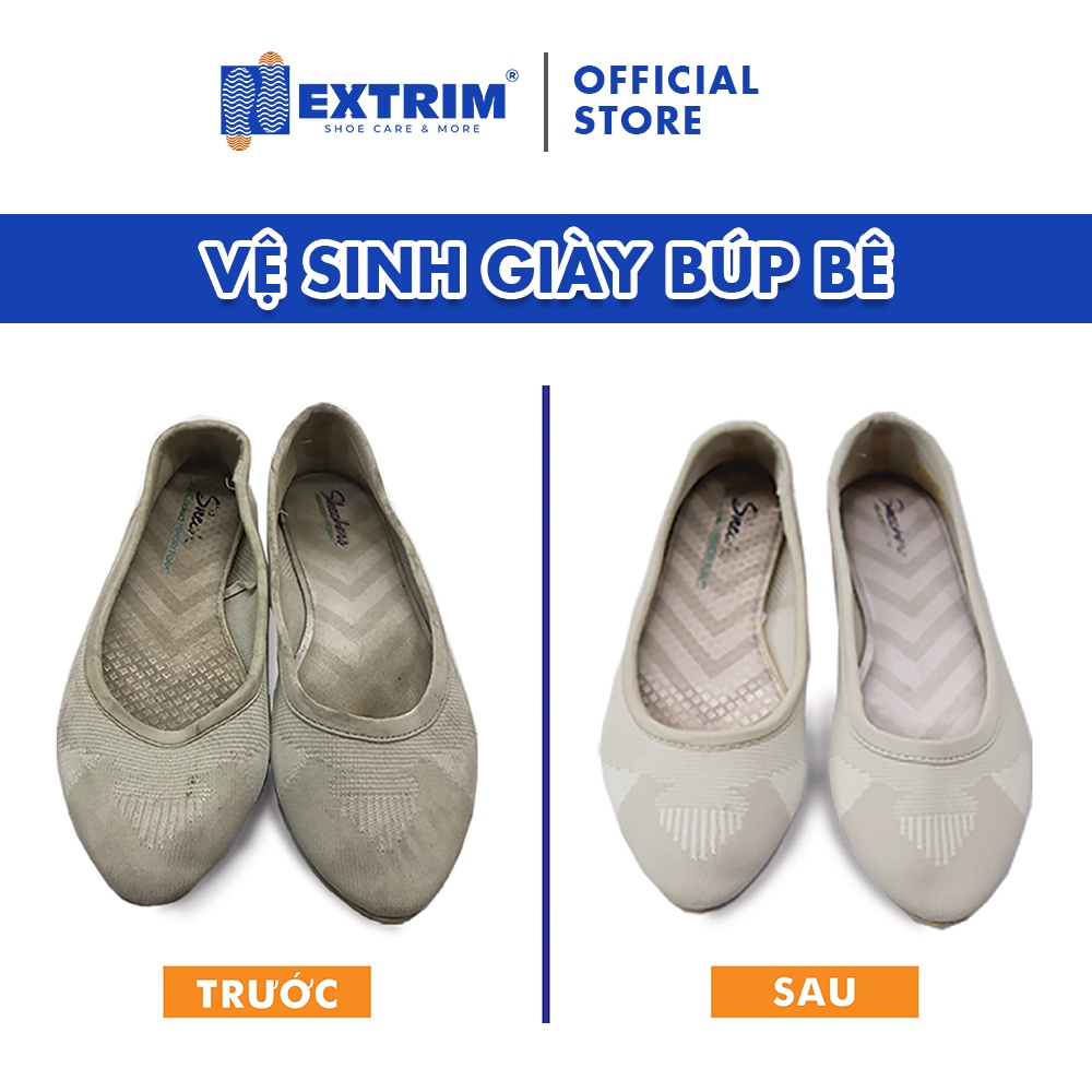 HCM [E-voucher] - Trọn gói Vệ sinh giày Boots + Dưỡng da + Khử mùi cho giày tại EXTRIM