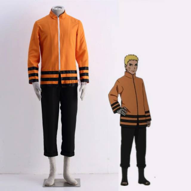 Áo Khoác Hóa Trang Nhân Vật Uzumaki Naruto