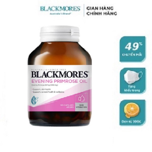 Tinh Dầu Hoa Anh Thảo Blackmores Evening Primrose Oil Úc Cân Bằng Nội Tiết Tố, Sáng Da (125 viên)